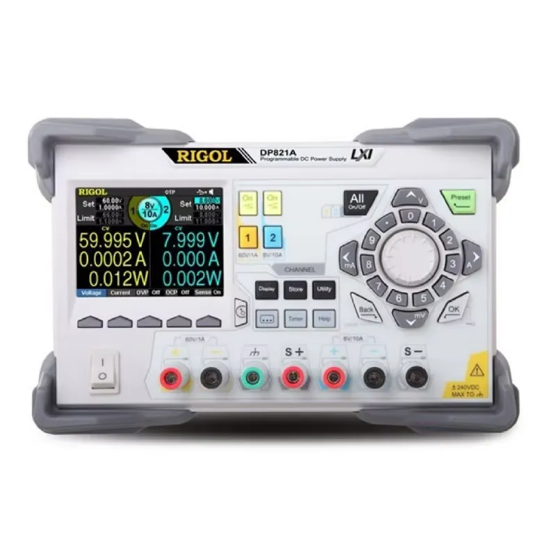 Programmable Dc Power Supply 60V 10A - DP821A デュアルチャンネル プログラマブルDC電源 (140W 8V/10A &