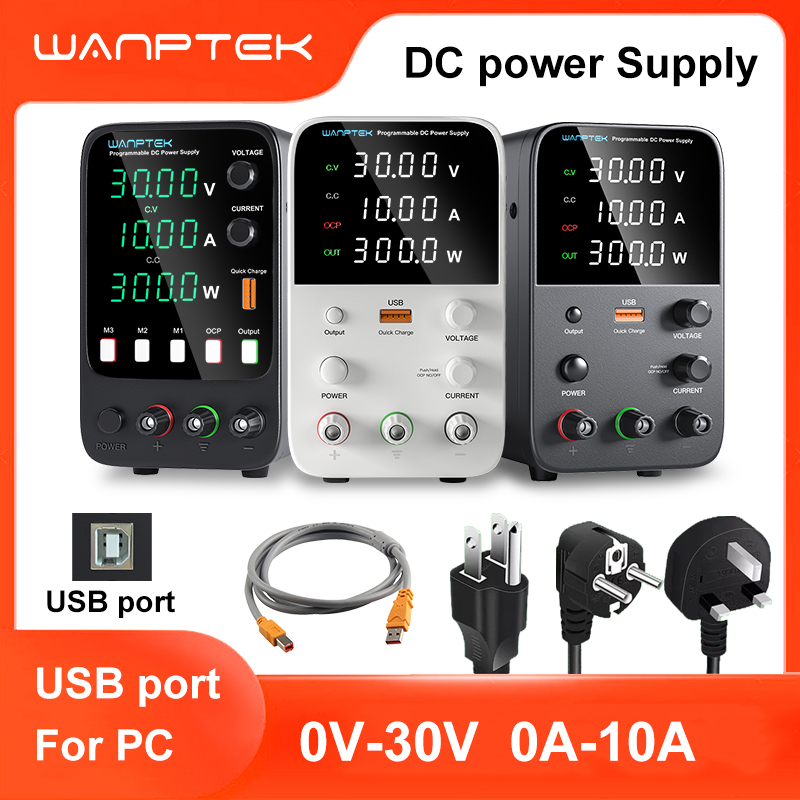 Programmable Dc Power Supply 60V 10A - Wanptekラボラトリー電源 30V 5A 30V 10A 60V
