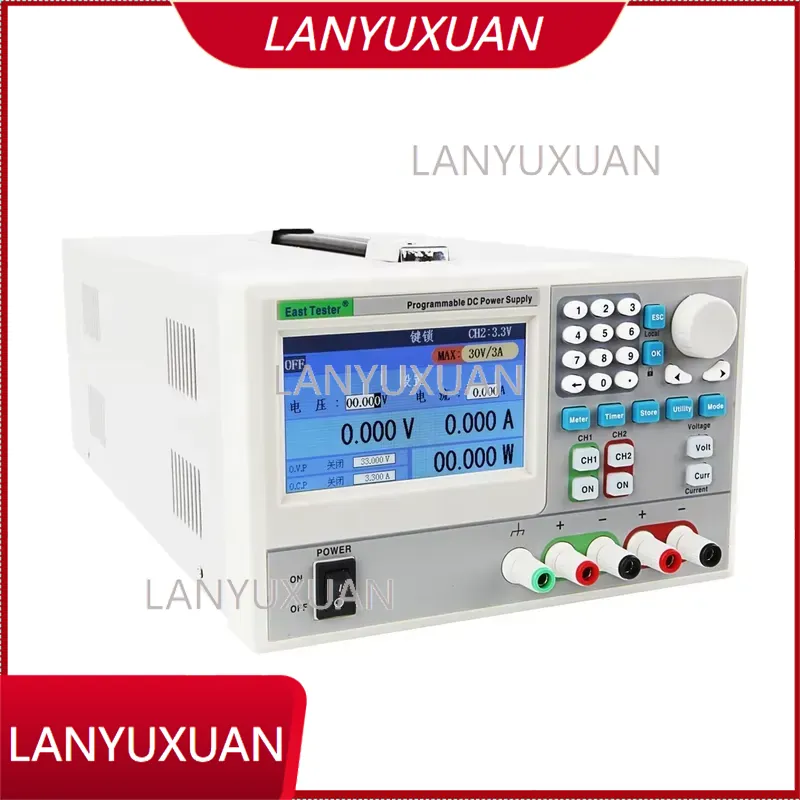 Dual Channel Linear Power Supply 30V 5A - ET ET3721 プログラマブルリニアスイッチング電源 工業用 30V 3A
