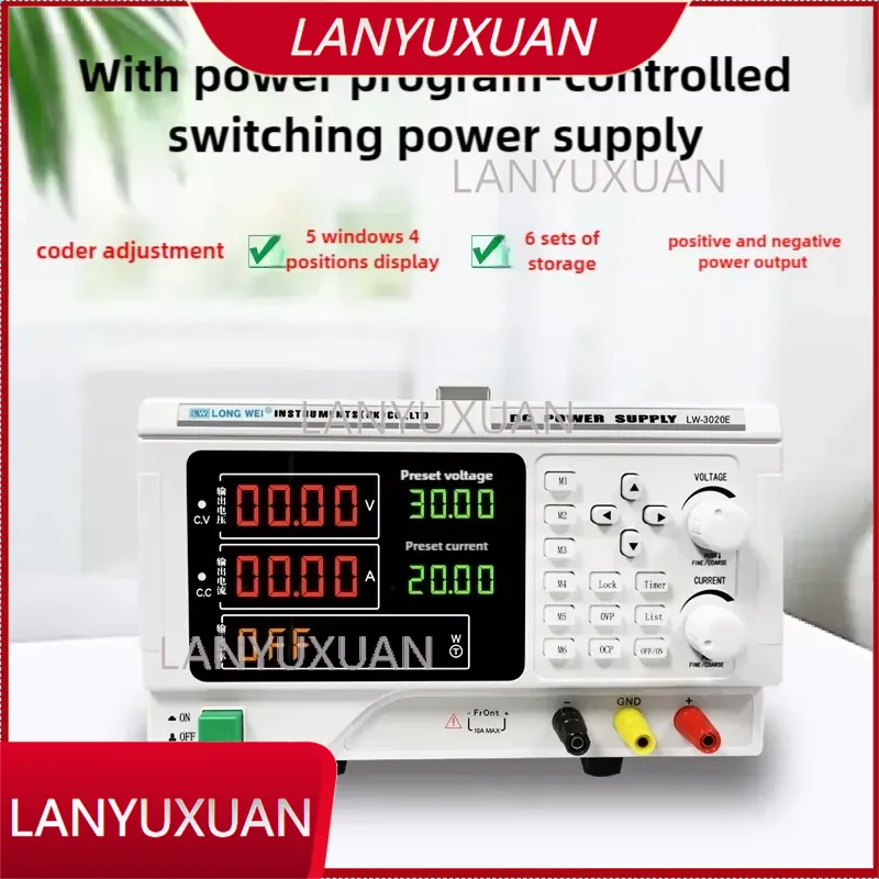 Longwei LW-1560E 900W 15V 30V  - High Power 60V 20A Bench Power Supply のレビューと価格