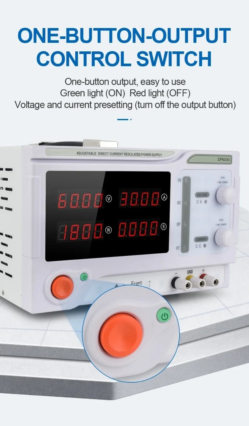 1800W デジタルスイッチ 60V 30A 24V 30V - High Power 60V 20A Bench Power Supply のレビューと価格