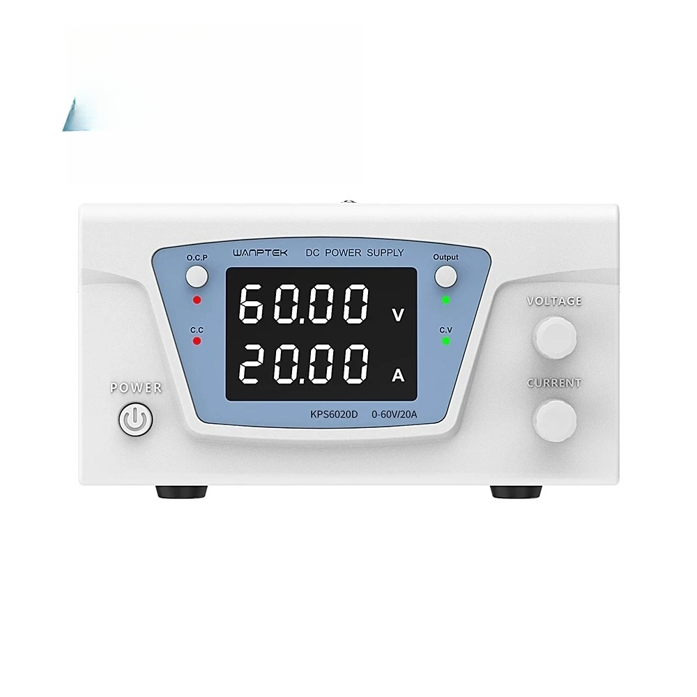 LED デュアルディスプレイ DC 電源、Wanptek K - High Power 60V 20A Bench Power Supply のレビューと価格