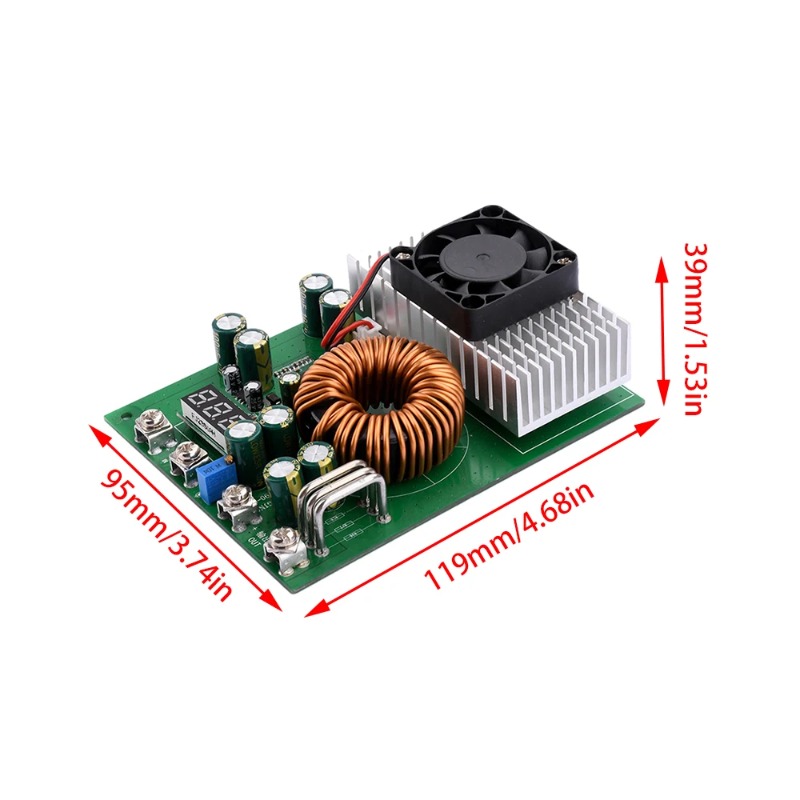 1000W 50A DC-DC降圧コンバータ DC 25V- - Step Down Dc Power Supply Module 1000W のレビューと価格