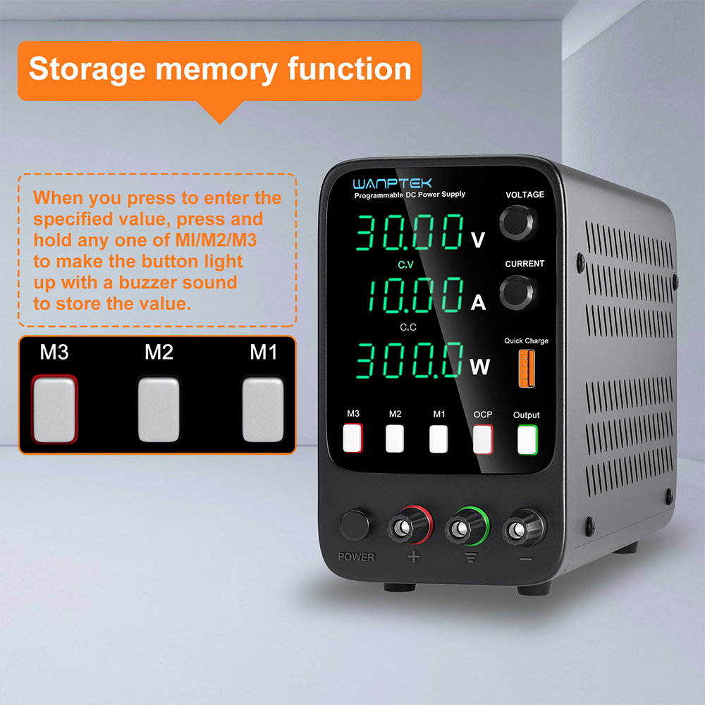 Wanptek 調整可能な DC 電源 30V 10A ラボ - Programmable Dc Power Supply 60V 10A のレビューと価格